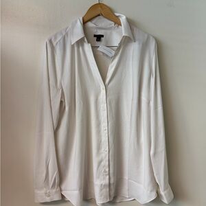 Ann Taylor White Men's Shirt